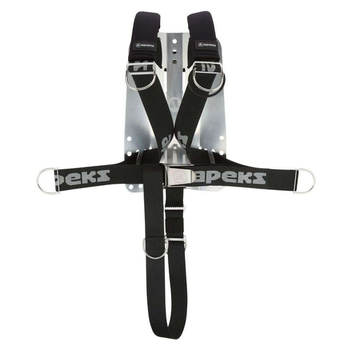 DELUXE WEBBED HARNESS - Dive BCD Accessory with Aluminium Plate DELUXE WEBBED HARNESS - Dive BCD Accessory with Aluminium Plate
